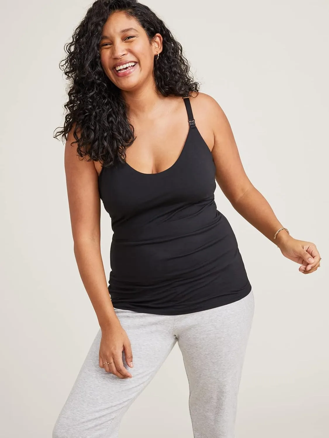 HATCH Collection | Breastfeeding and Nursing Tank | The Clip Down Nursing Tank Top Cami with Built in Bra Support S-XL