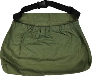 Heavy Duty Fruit Picking Bag with Adjustable Shoulder Strap, Harvesting Pouch for Orchard, Garden and Farm, Anti Slip Design for Peach Berry Harvesting (Army Green)