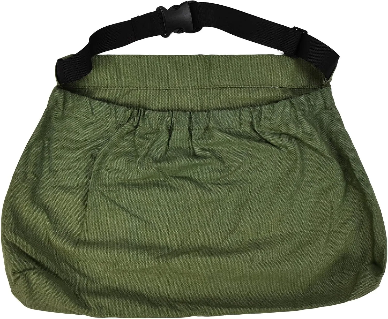 Heavy Duty Fruit Picking Bag with Adjustable Shoulder Strap, Harvesting Pouch for Orchard, Garden and Farm, Anti Slip Design for Peach Berry Harvesting (Army Green)