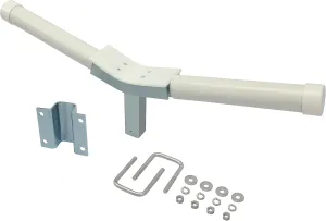 HECASA Boat Trailer V Guides Fits 3" x 3" Front Cross Member Galvanized Front Boat Trailer Guide V Guide Bow Rest Centering Support Kit