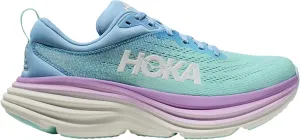 Hoka Women's W Bondi 8 Gymnastics Shoe, Airy Blue Sunlit Ocean, 8 UK