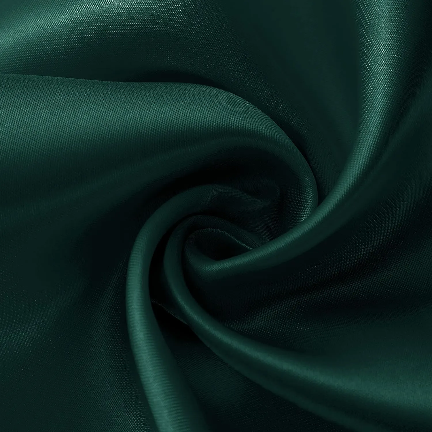Horbaunal 12 Pack Forest Green Satin Table Runner 12 x 108 Inch, Smooth Table Runners for Wedding Banquets Birthday Party