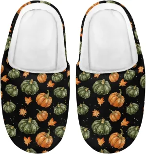 Howilath Maple Leaves Print Unisex Big Kids Little Kids Slippers with Non-slip Rubber Sole for Big Boys Girls