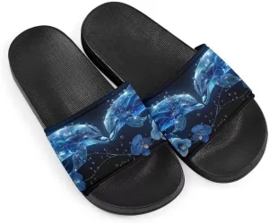 Howilath Novelty Pattern Summer Slide Slippers for Women Kids, Comfortable Soft Sole Non-Slip Slippers Slide Sandal