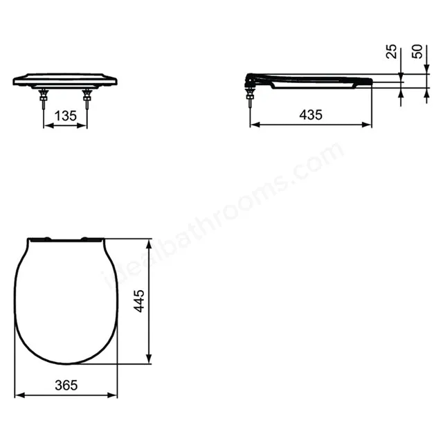 Ideal Standard / Sottini Connect Air Toilet Seat and Cover Soft Close