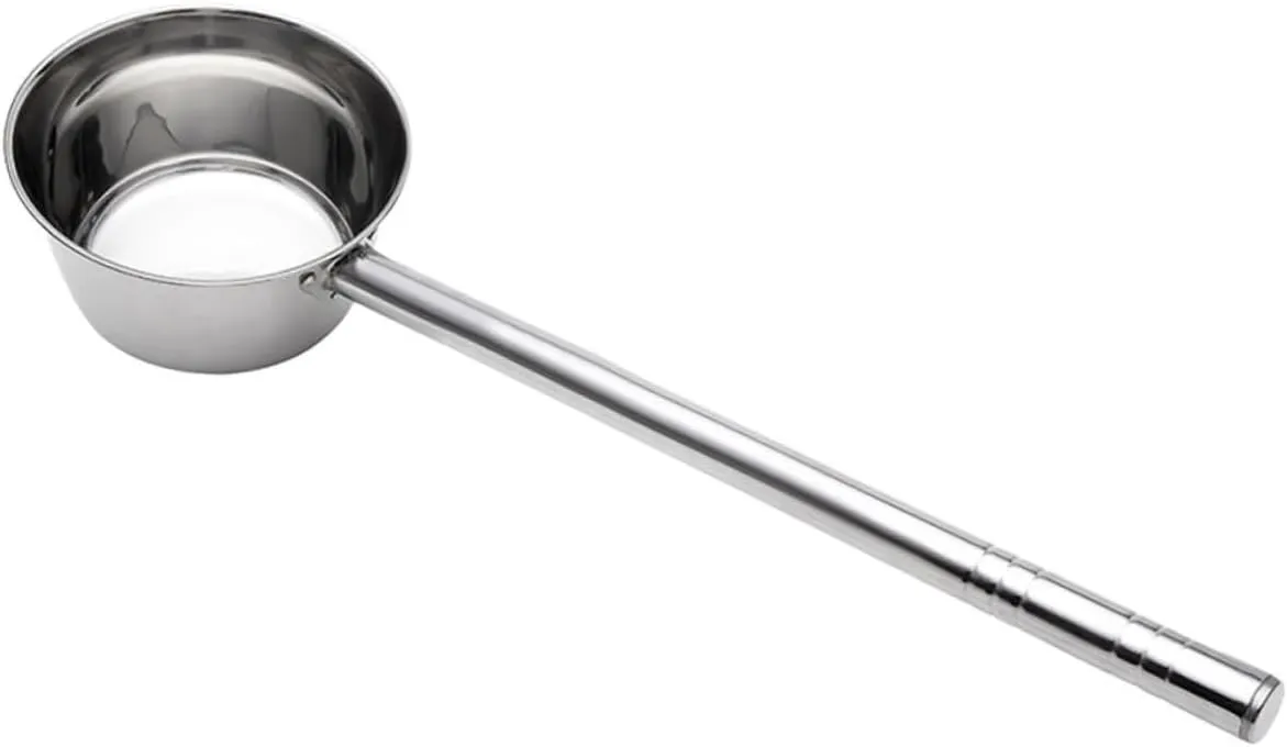 IMIKEYA Long Handle Water Scoop Stainless Bucket Ladle Kitchen Water Ladle Easy to Grip for Home Use