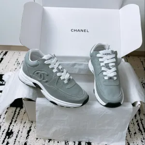 In Soft Artificial Intelligence (AI) Cowhide 35mm Sneaker Grey 144708 CHANEL Highly recommended