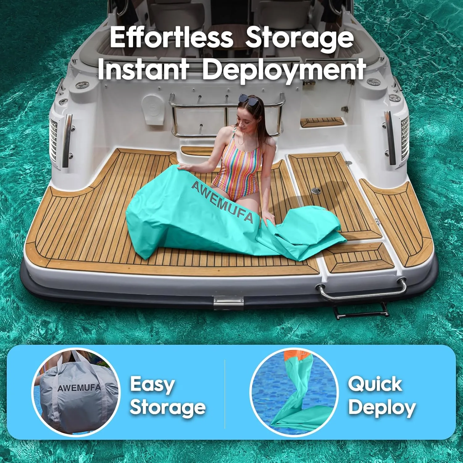 Inflatable Boat Fender for Docking Heavy Duty, Large Boat Bumper for Docking, Inflatable Boat Dock Bumper Inflatable Fender for Pontoon Boat, Fishing Boat, Small Yacht(NO Pump)