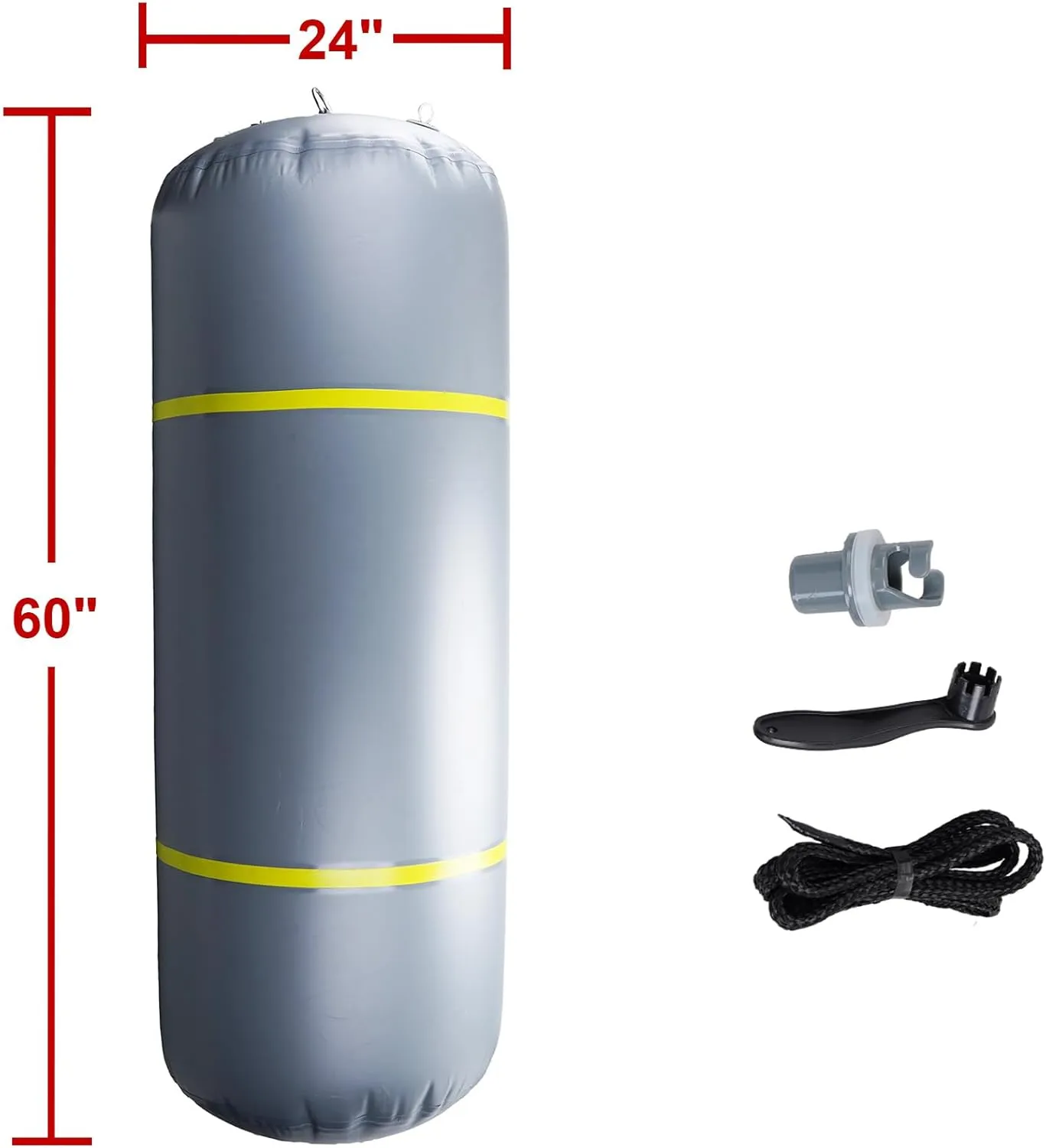 Inflatable Boat Fenders for Boats Yachts Sailboats Heavy Duty PVC Boat Fenders Boat Bumpers for Docking