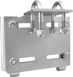 ISURE MARINE Stainless Steel Horizontal Stanchion Rail Mount Anchor Bracket, Rail Mount Fluke Anchor Bracket Rugged Durable High Hardness (Fits 7/8" to 1" Rails) for Boats Yachts Ships