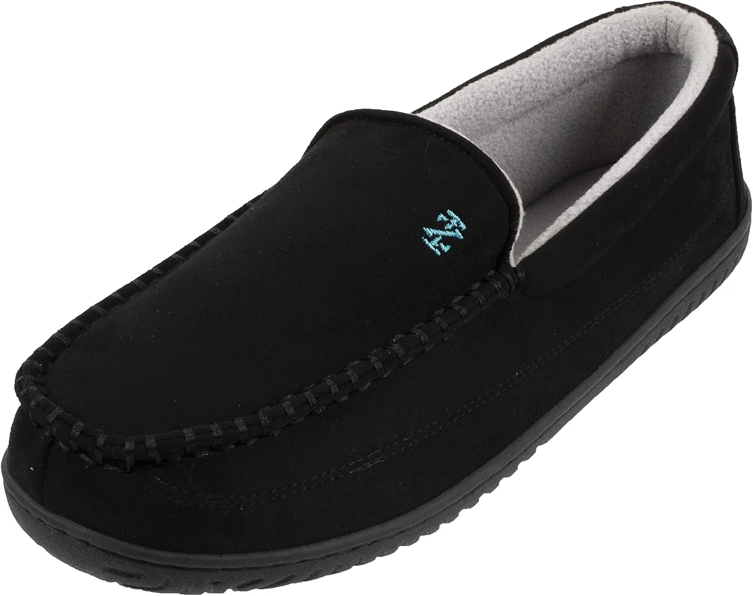IZOD Men Classic Moccasin Slipper - Warm, Soft, Slip On