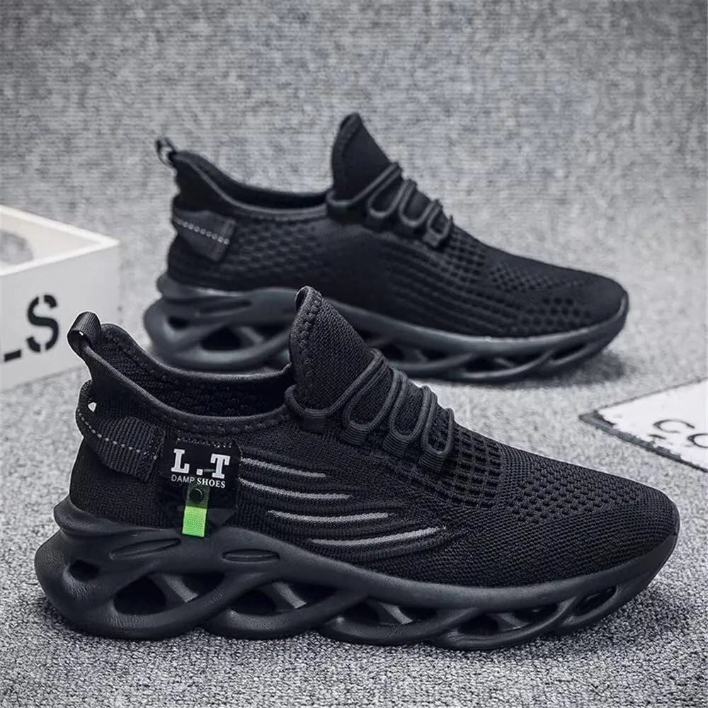 Jakcuz Mens Plus Size Mesh Platform Slip on Walking Shoes Non-Slip Breathable Gym Sport Casual Fashion Sneakers