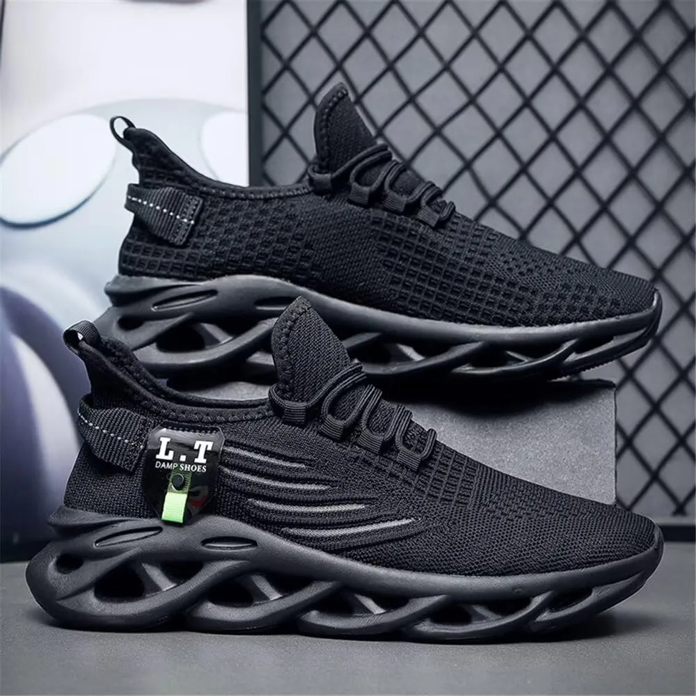 Jakcuz Mens Plus Size Mesh Platform Slip on Walking Shoes Non-Slip Breathable Gym Sport Casual Fashion Sneakers