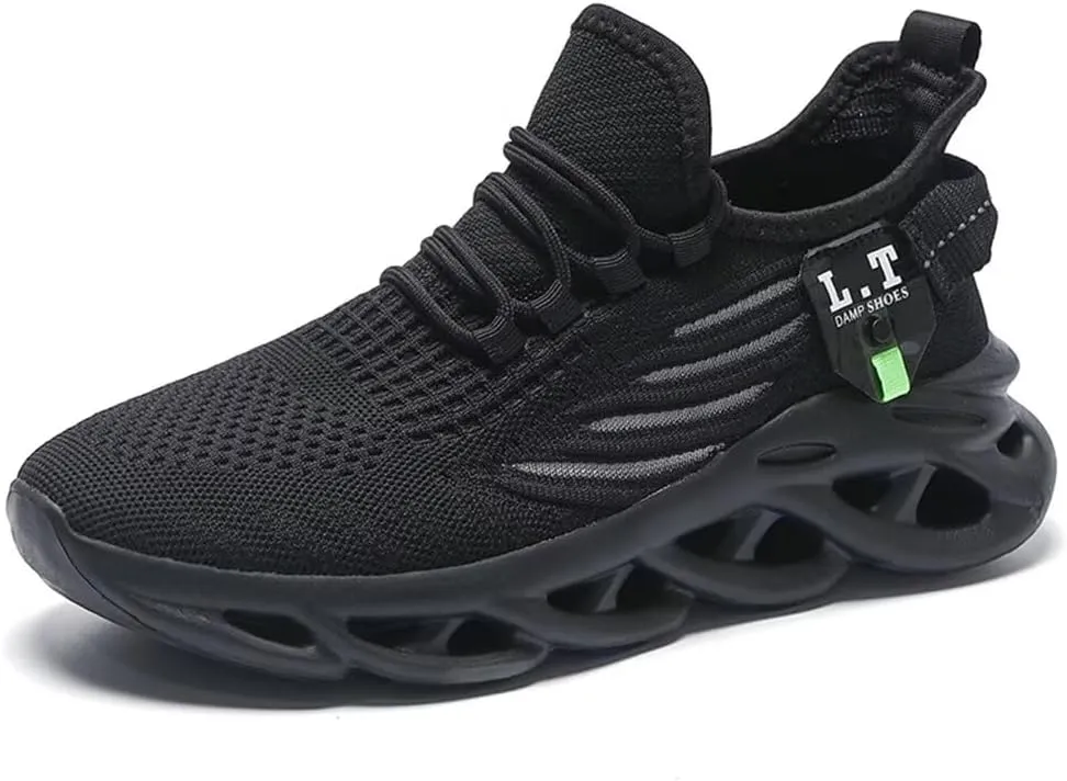 Jakcuz Mens Plus Size Mesh Platform Slip on Walking Shoes Non-Slip Breathable Gym Sport Casual Fashion Sneakers