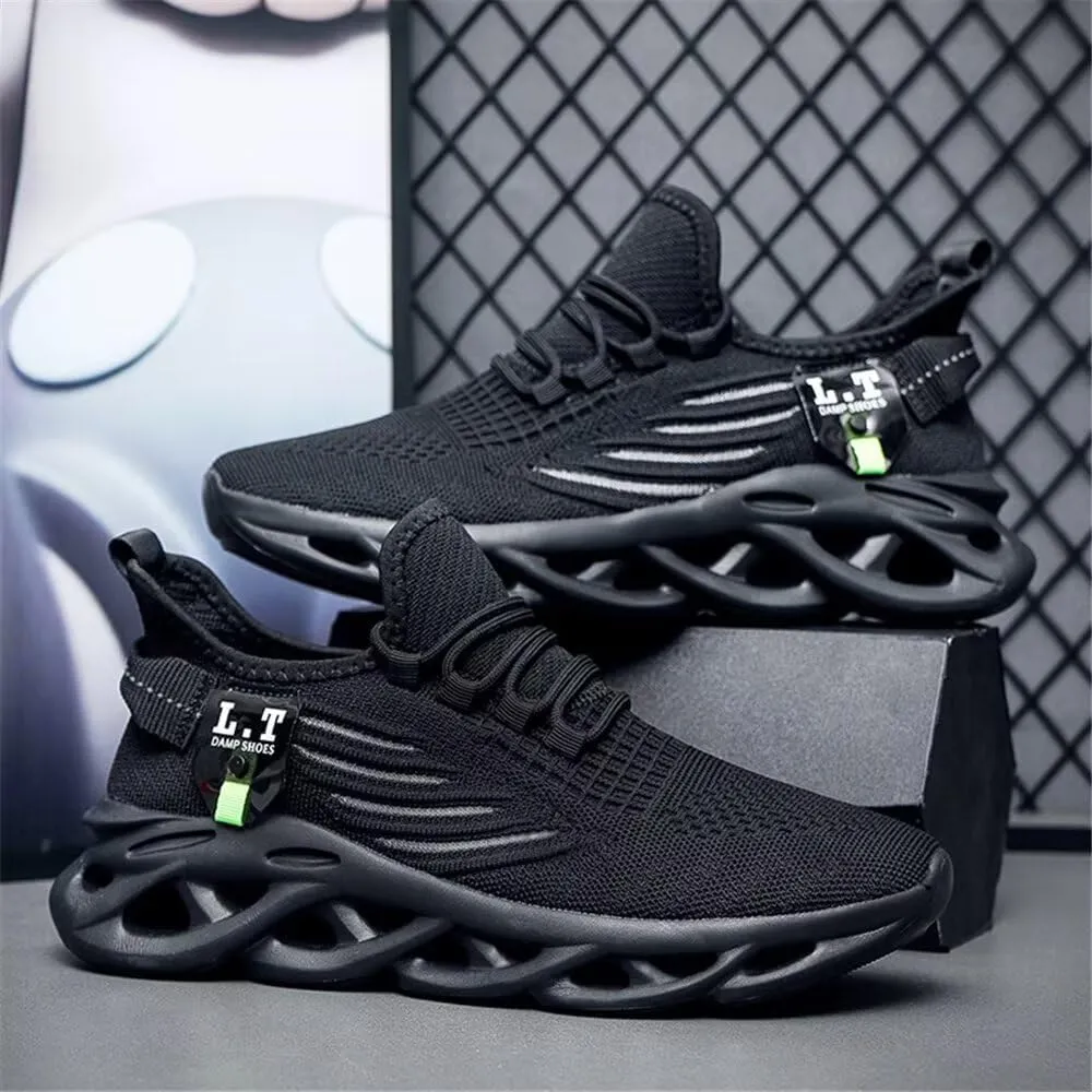 Jakcuz Mens Plus Size Mesh Platform Slip on Walking Shoes Non-Slip Breathable Gym Sport Casual Fashion Sneakers