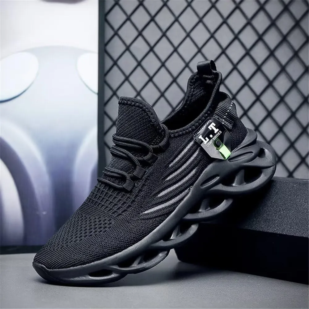Jakcuz Mens Plus Size Mesh Platform Slip on Walking Shoes Non-Slip Breathable Gym Sport Casual Fashion Sneakers