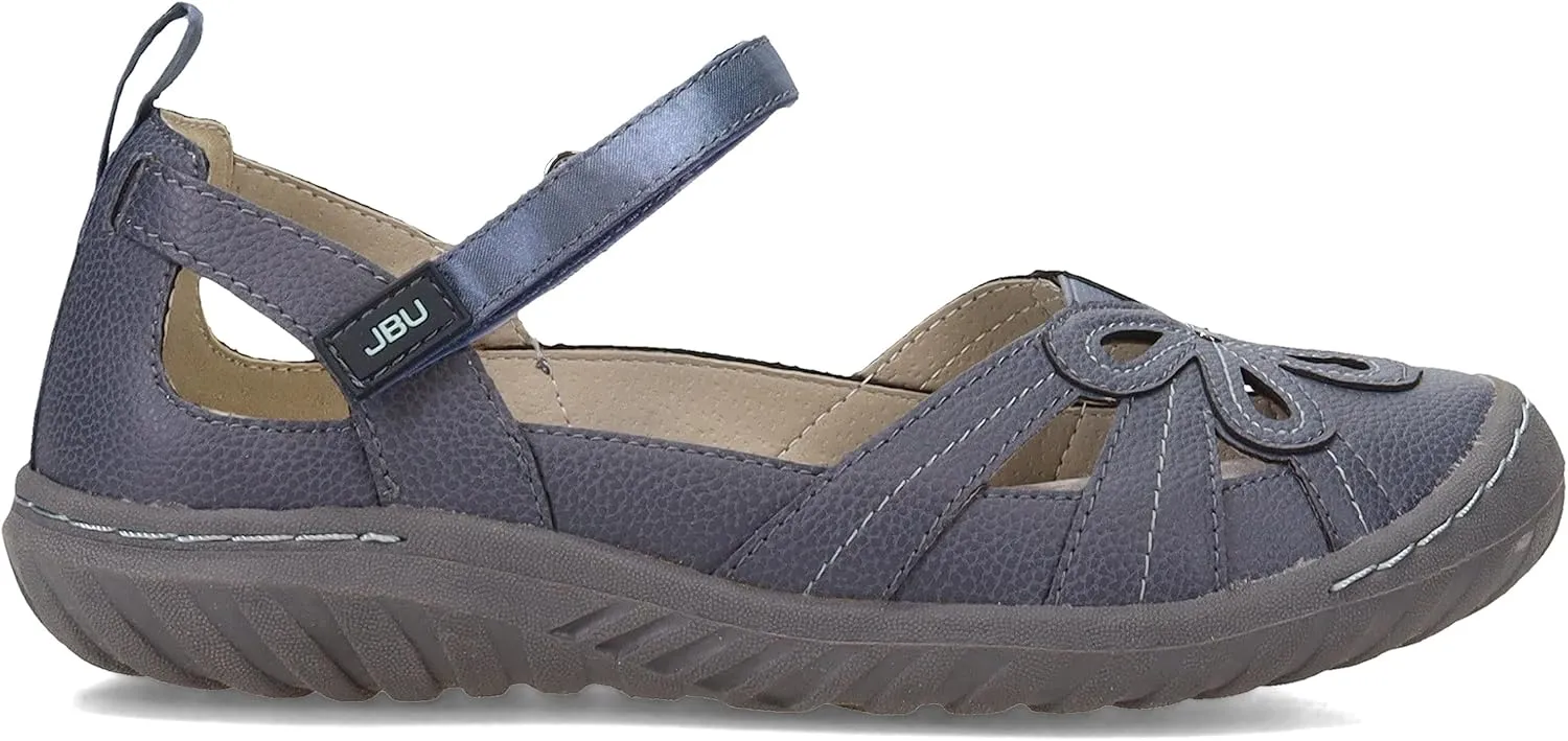 JBU Magnolia Women’s Comfort Casual Classic Mary Jane Flats Fashion Shoes