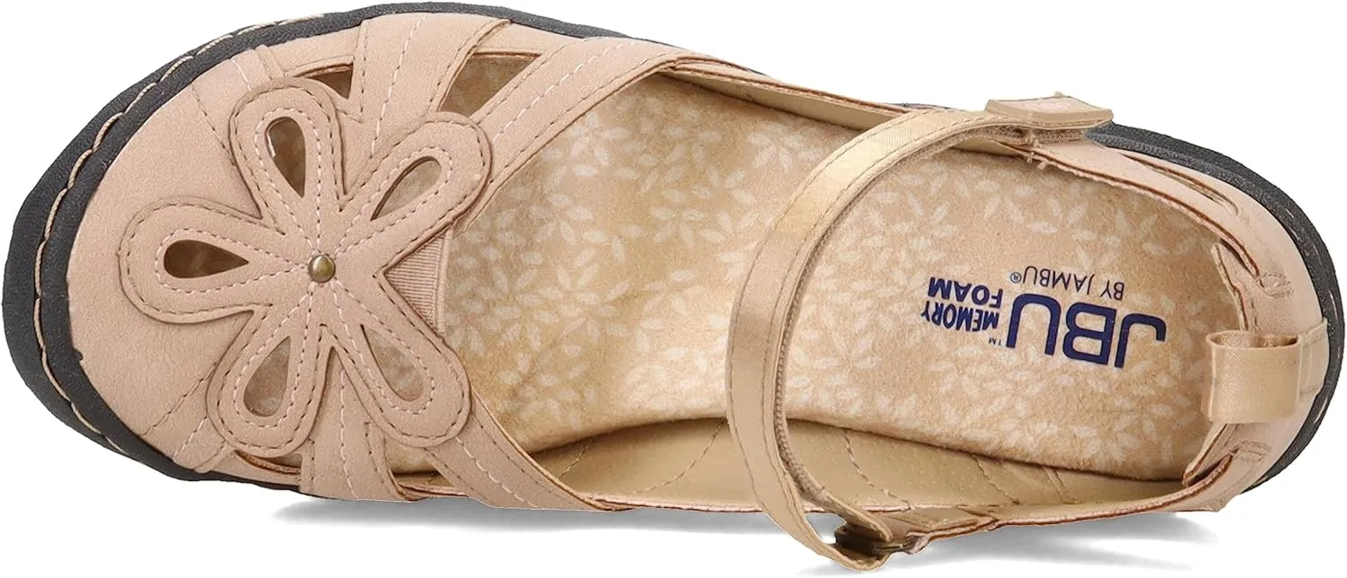 JBU Magnolia Women’s Comfort Casual Classic Mary Jane Flats Fashion Shoes
