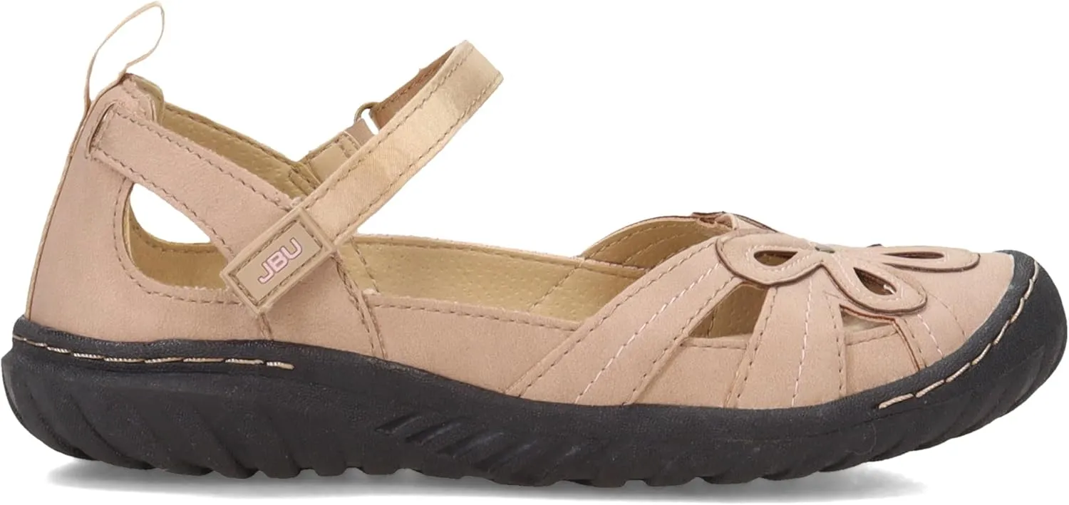 JBU Magnolia Women’s Comfort Casual Classic Mary Jane Flats Fashion Shoes