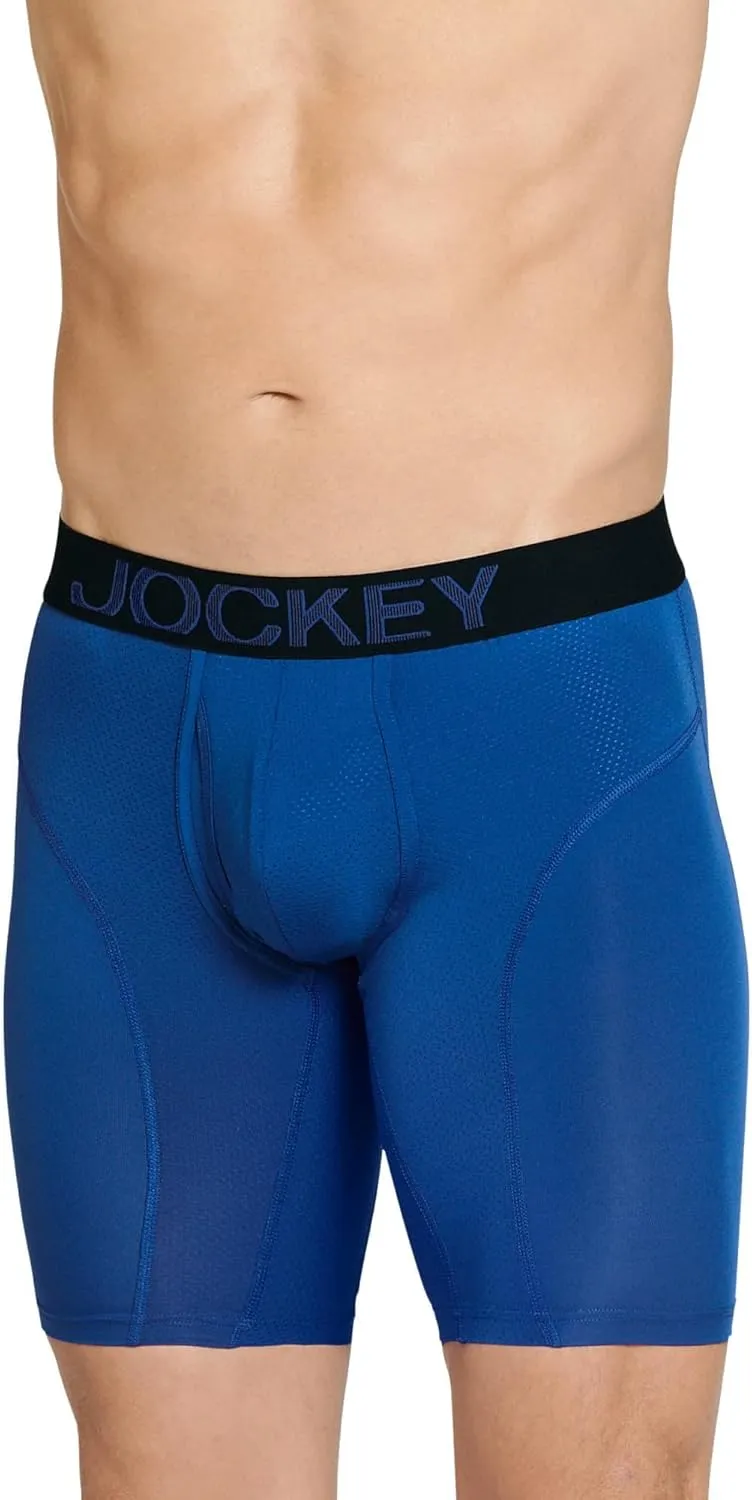 Jockey Men's Underwear RapidCool 10" Midway Brief