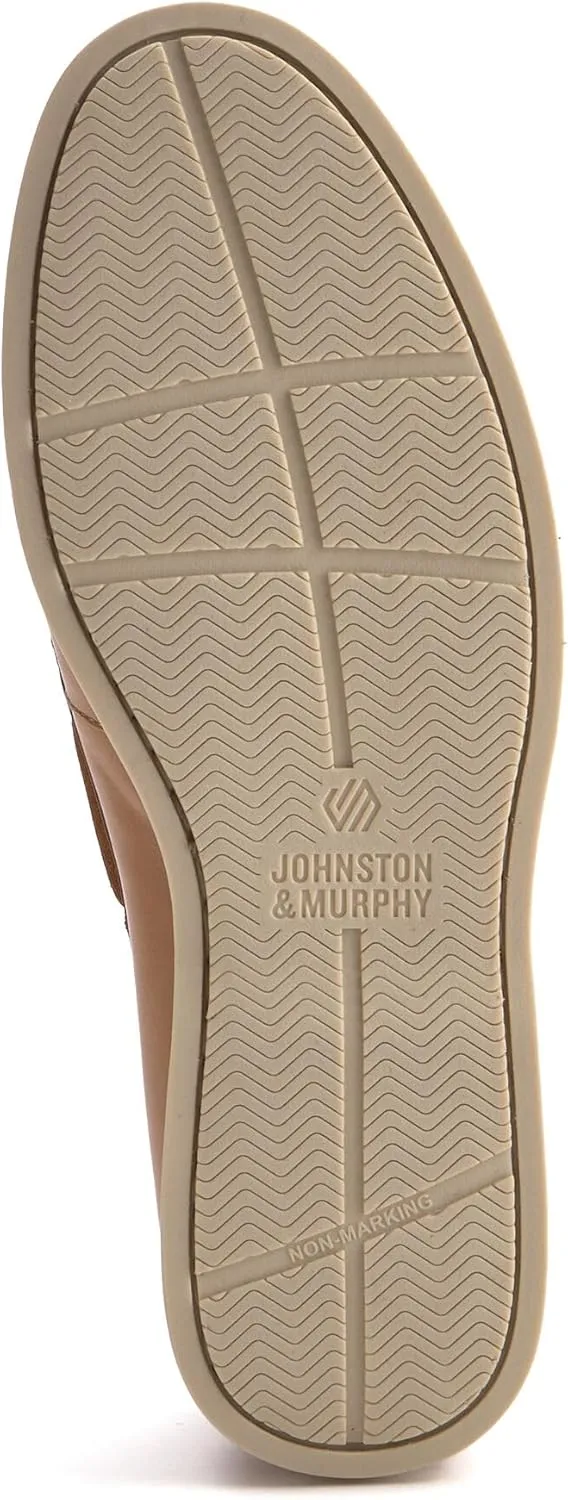 Johnston & Murphy Men’s Monaco Boat and Deck Shoes, Men’s Slip On Shoes, Moccasins for Men