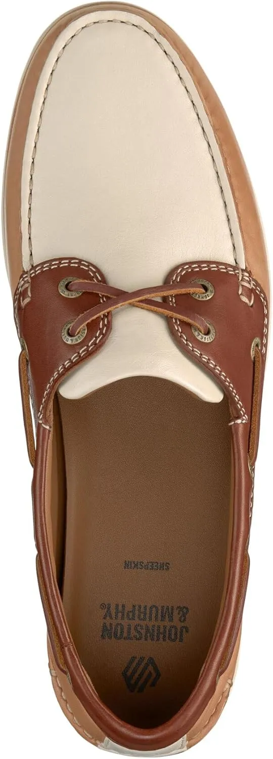 Johnston & Murphy Men’s Monaco Boat and Deck Shoes, Men’s Slip On Shoes, Moccasins for Men