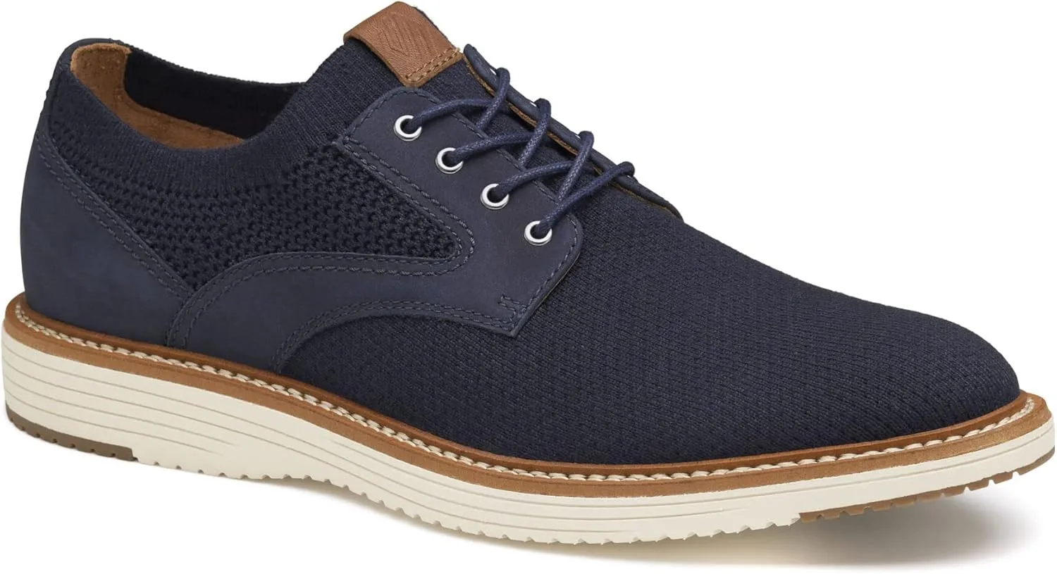 Johnston & Murphy Men’s Upton Knit Plain Toe - Men’s Walking Shoes, Casual Shoes for Men, Sneakers for Men, Flexible Knit Shoes for Men, TRUFOAM Sole & Rubber Sole