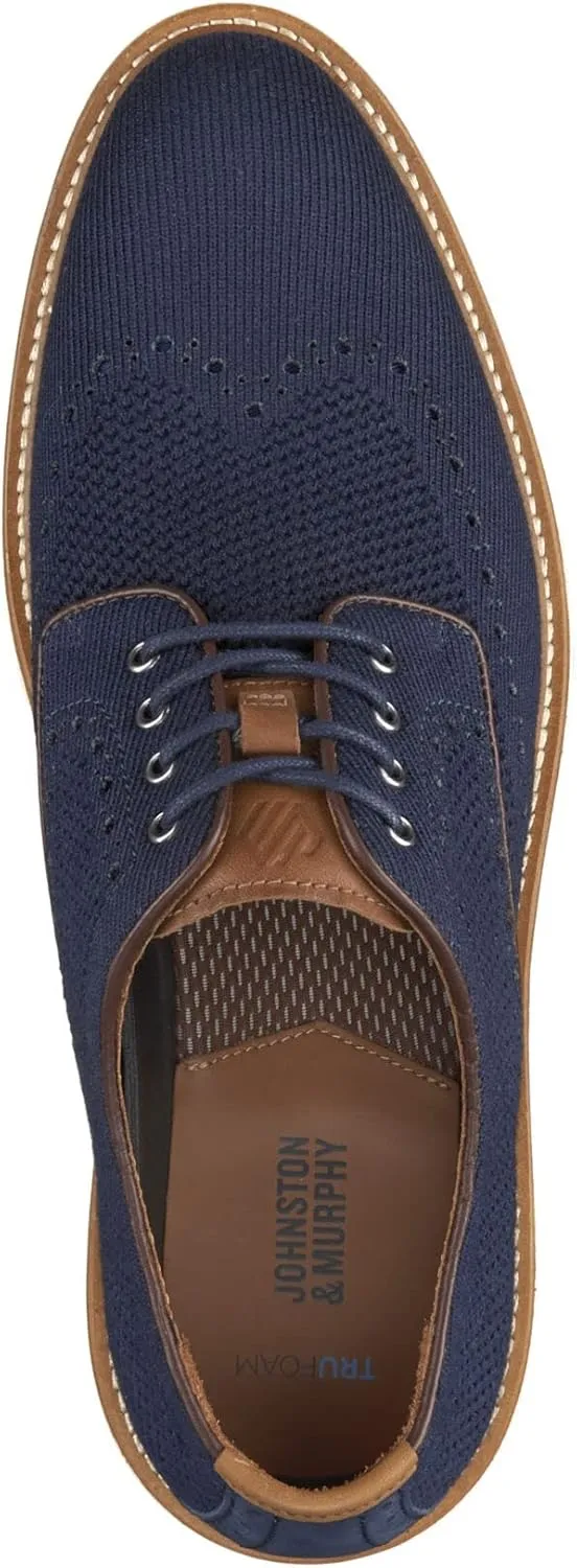 Johnston & Murphy Men's Upton Knit Wingtip Shoe