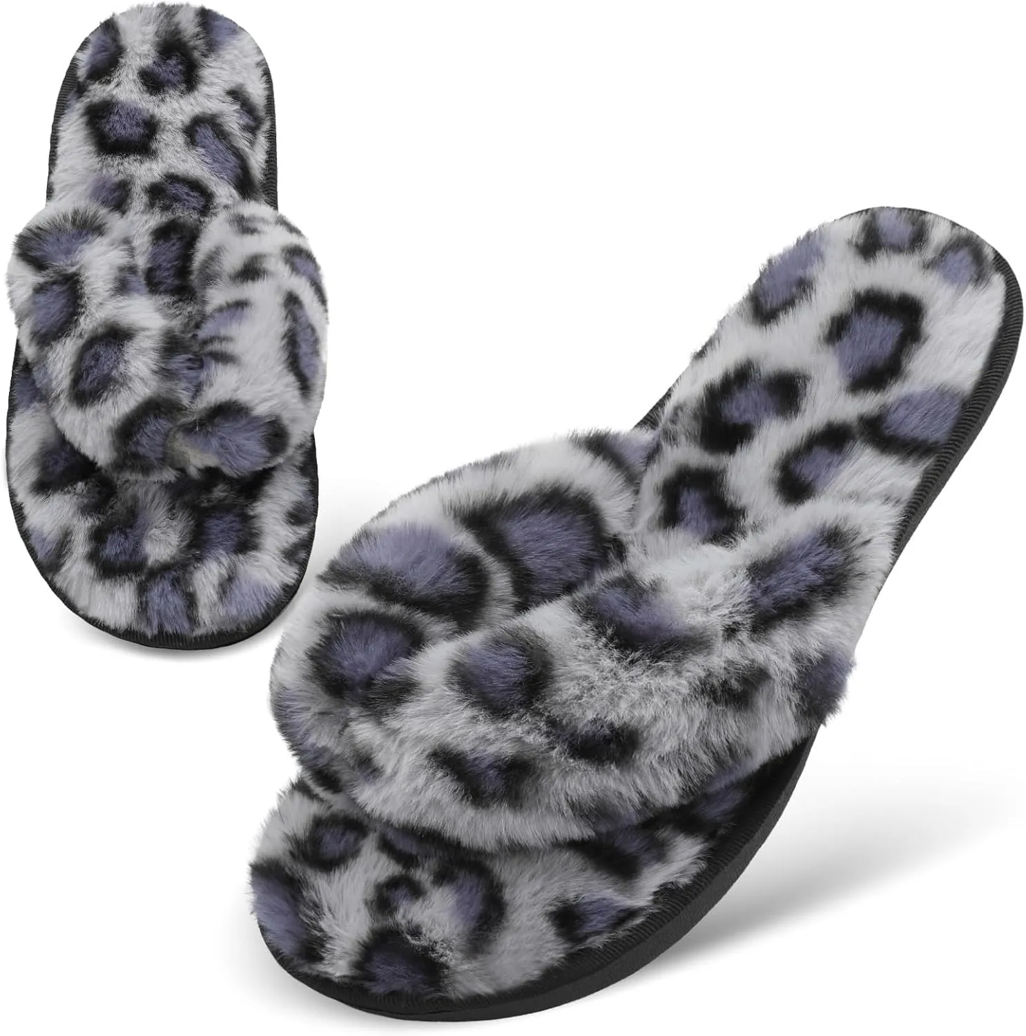 JOINFREE Women's Bedroom Slippers Comfort Four Season Classy Indoor Spa Slide Shoes