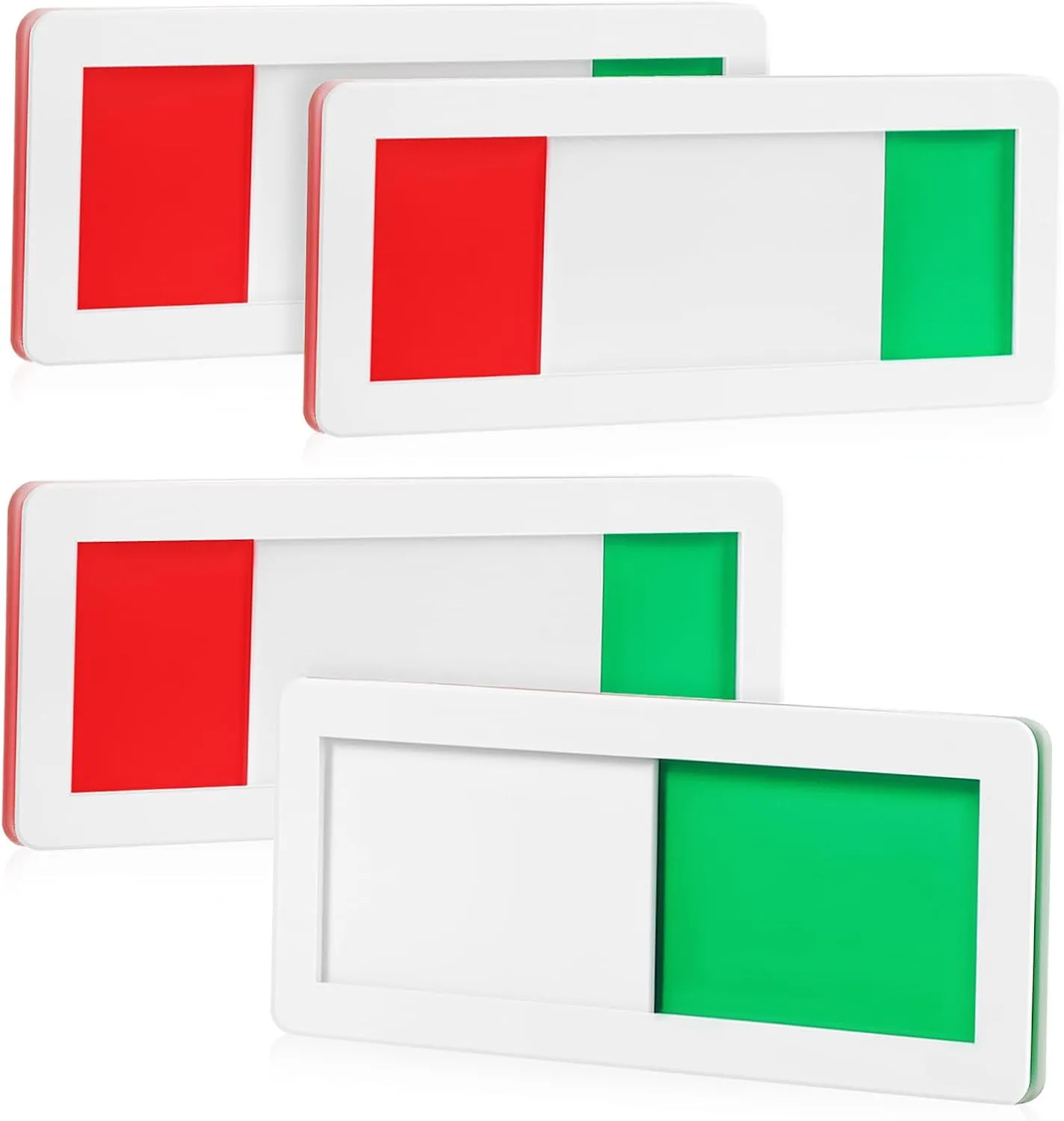 jojofuny 10sets 4 Pcs Vacant Occupied Sign for Office Door Practical Slide Door Signs Identification for Meeting Rooms Restrooms Compact 4pcs*10