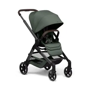 Joolz Hub² Compact Stroller – Ergonomic Toddler Seat (Below 20lbs), One-Hand Fold, Reversible Seat, XL Basket & Adjustable Handlebar – Smooth Ride for City Travel - Forest Green