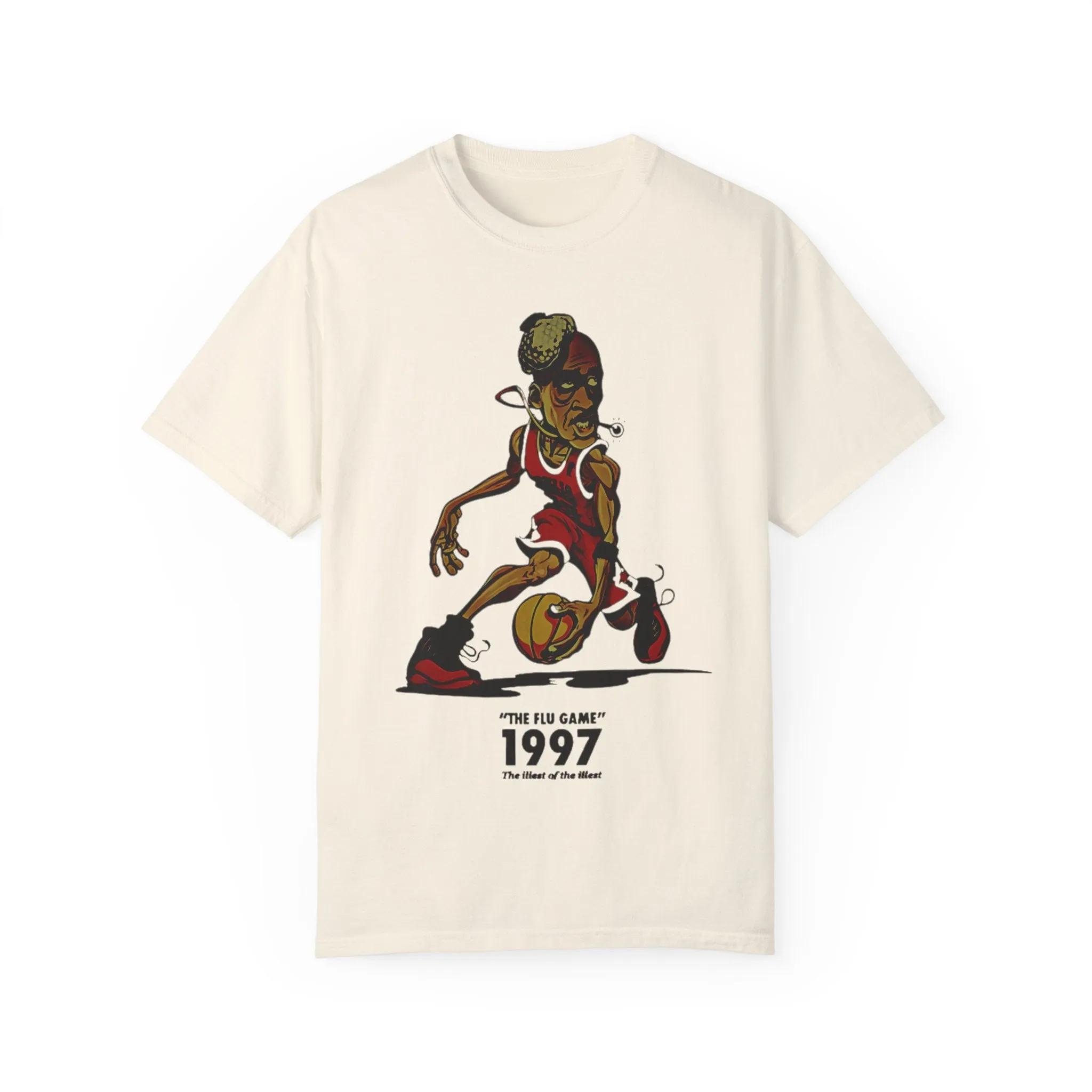 Jordan Retro 12 Flu Game 1997 Unisex Sneaker Match Tee for Air Jordan 12 Retro Flu Game