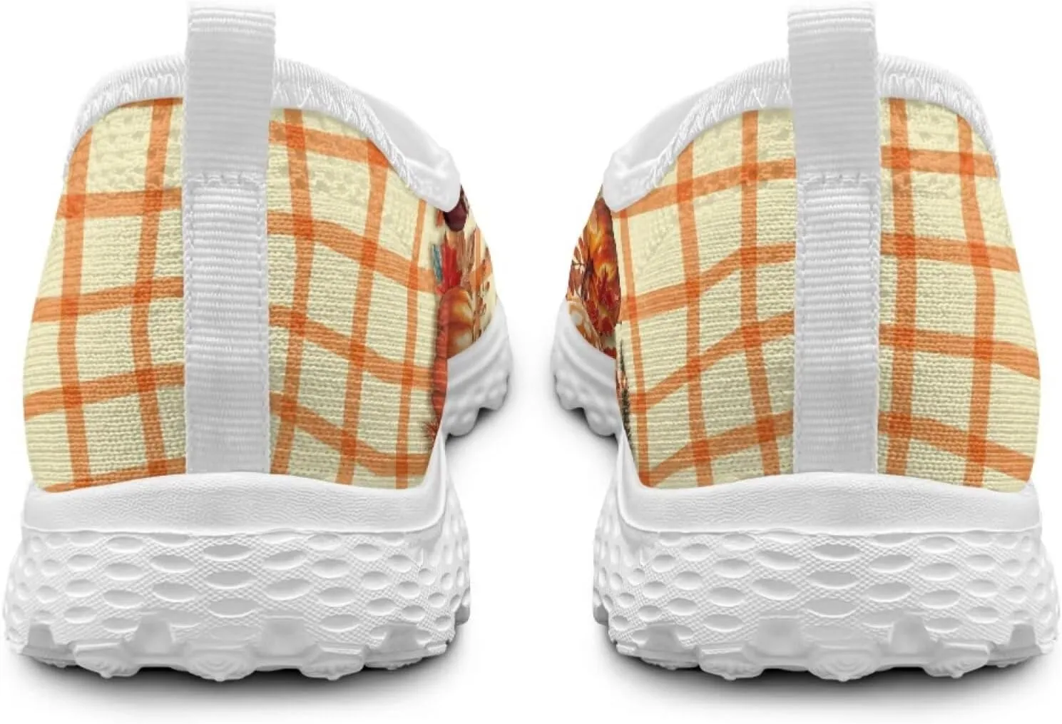 JoyLamoria House Fall Pattern Shoes Lightweight Comfortable Casual Soft Breathable Mesh Daily Wear