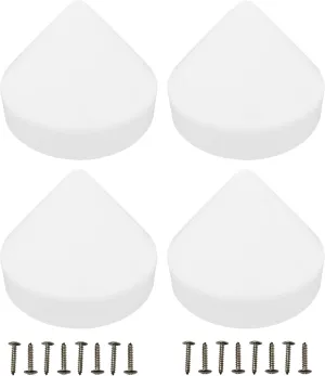 JSP Manufacturing 4 Pack Cone Marine Dock Piling Caps, Dock Pylon Cover Caps for Marine Boat Docks, Floating Docks, Piers,