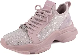 Juicy Couture Women's Chunky Lace-Up Fashion Sneaker - Stylish Platform Tennis Shoes for Everyday Comfort Walking
