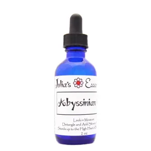 Julia's Essentials 100% Pure Abyssinian Oil. Revivify Dry Damaged Hair - Hydrate, Nourish, Strengthen & Moisturize. Heat Protectant & Shine Oil Naturally Canada Grown (Crambe Abyssinica)(2oz)