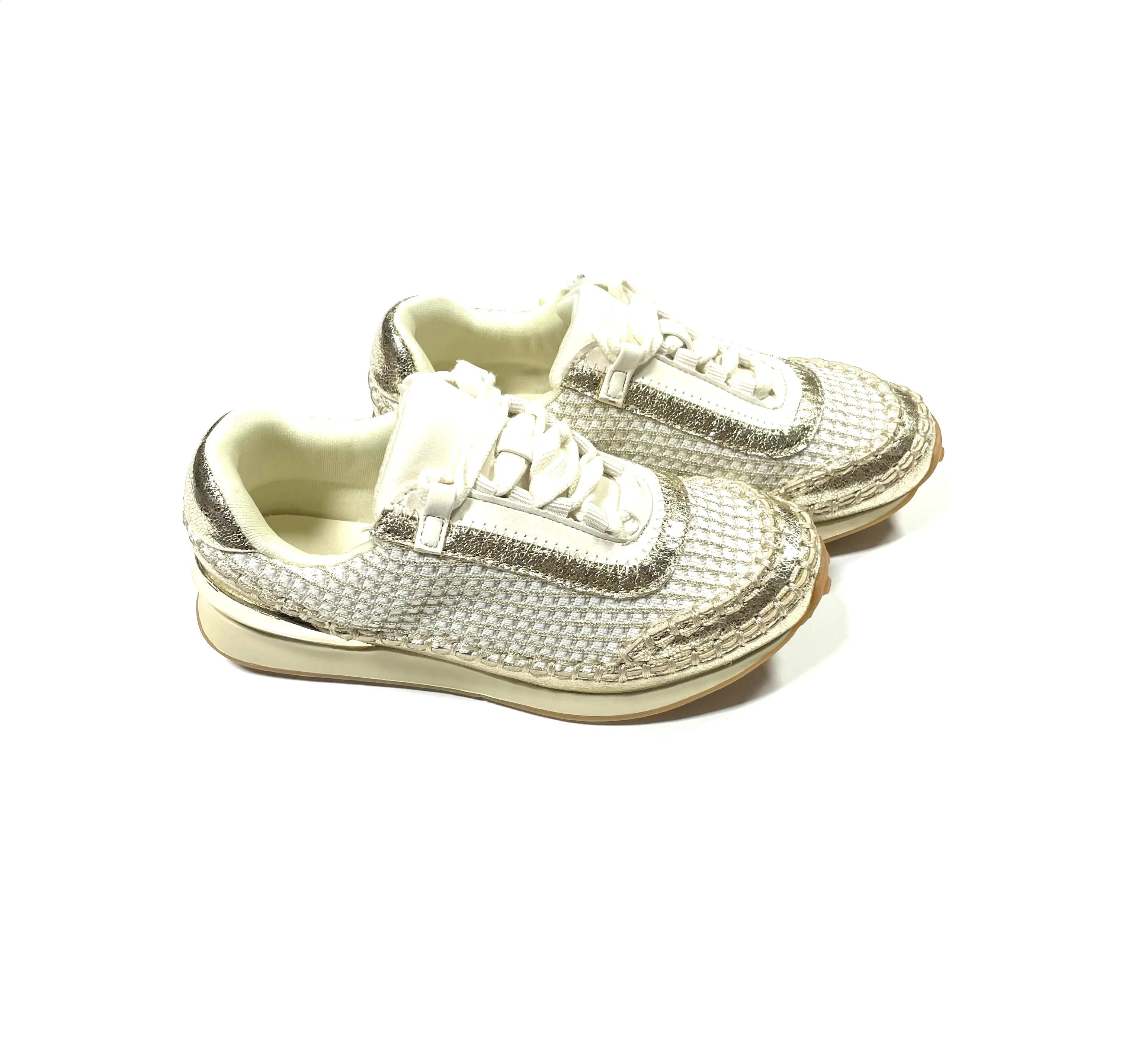 Karin Soft Gold Knit Sneaker