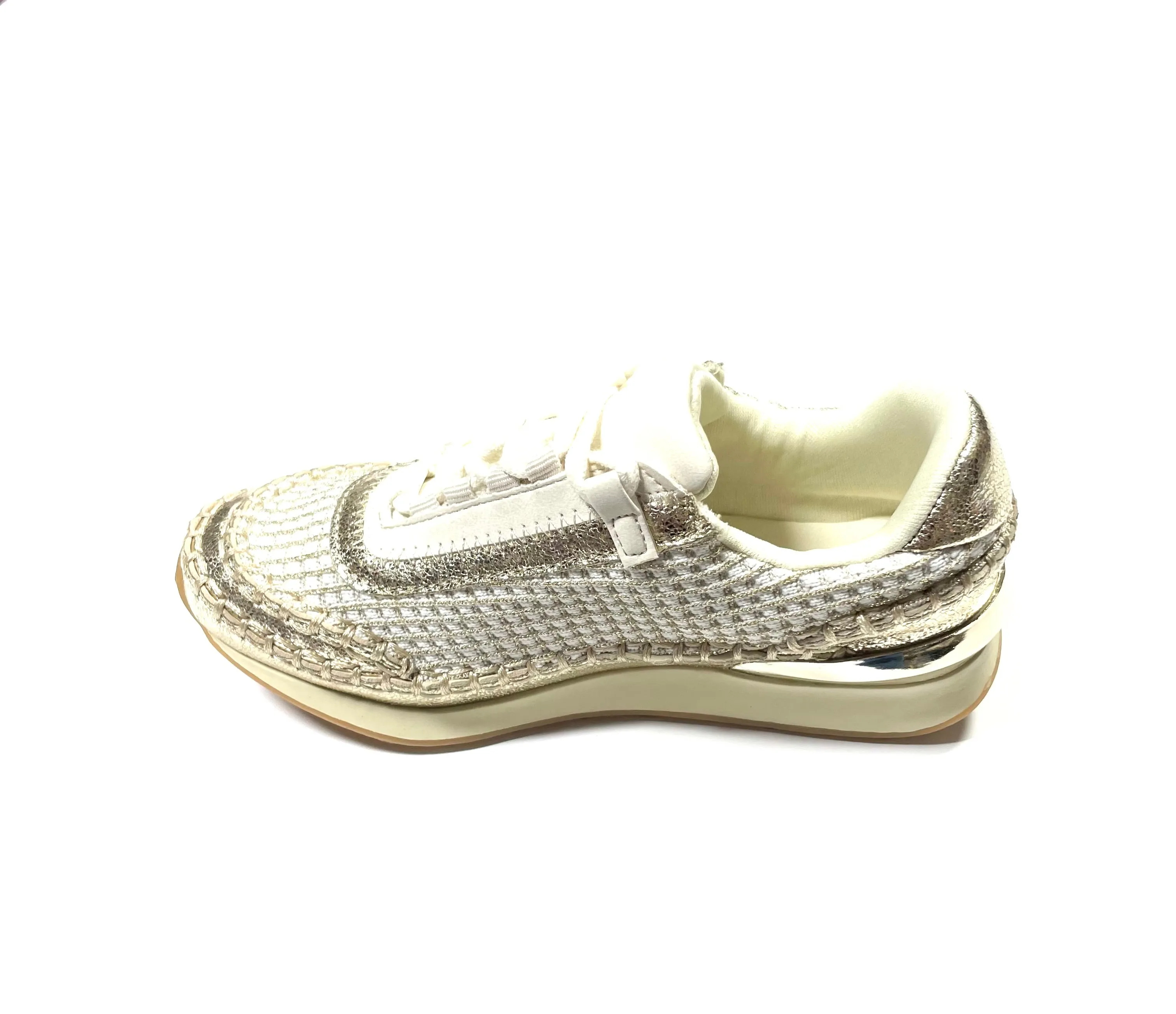 Karin Soft Gold Knit Sneaker