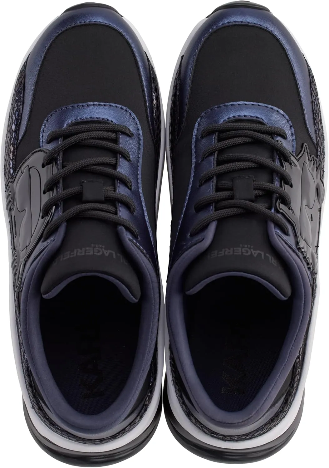 KARL LAGERFELD womens Coty Everyday Lace Up Sneaker