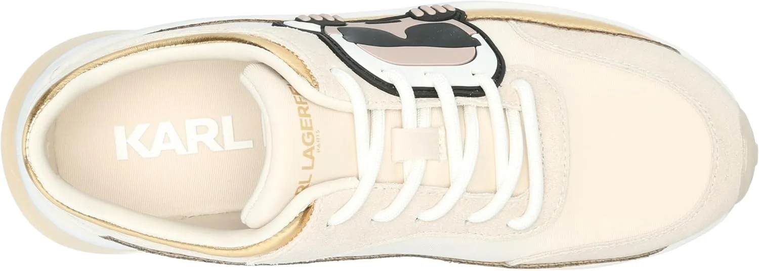 KARL LAGERFELD womens Coty Everyday Lace Up Sneaker