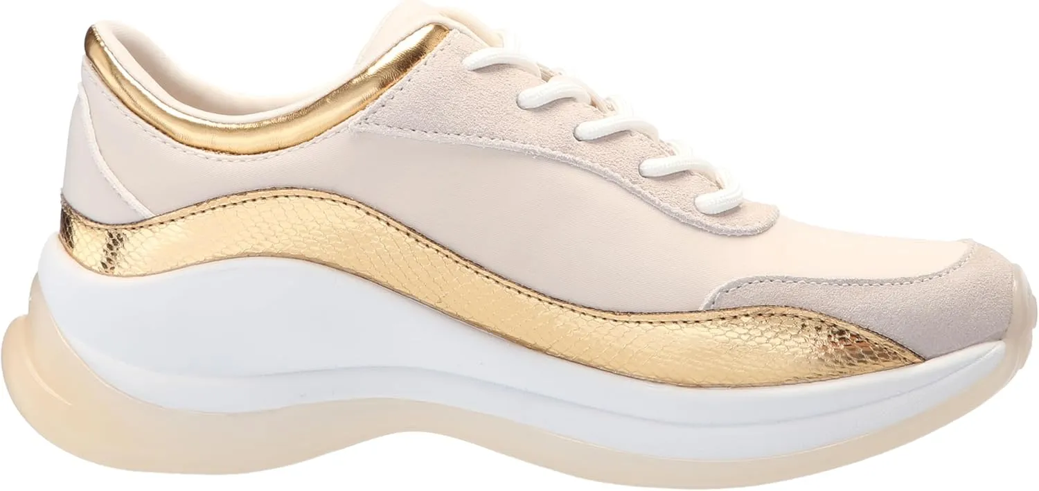 KARL LAGERFELD womens Coty Everyday Lace Up Sneaker