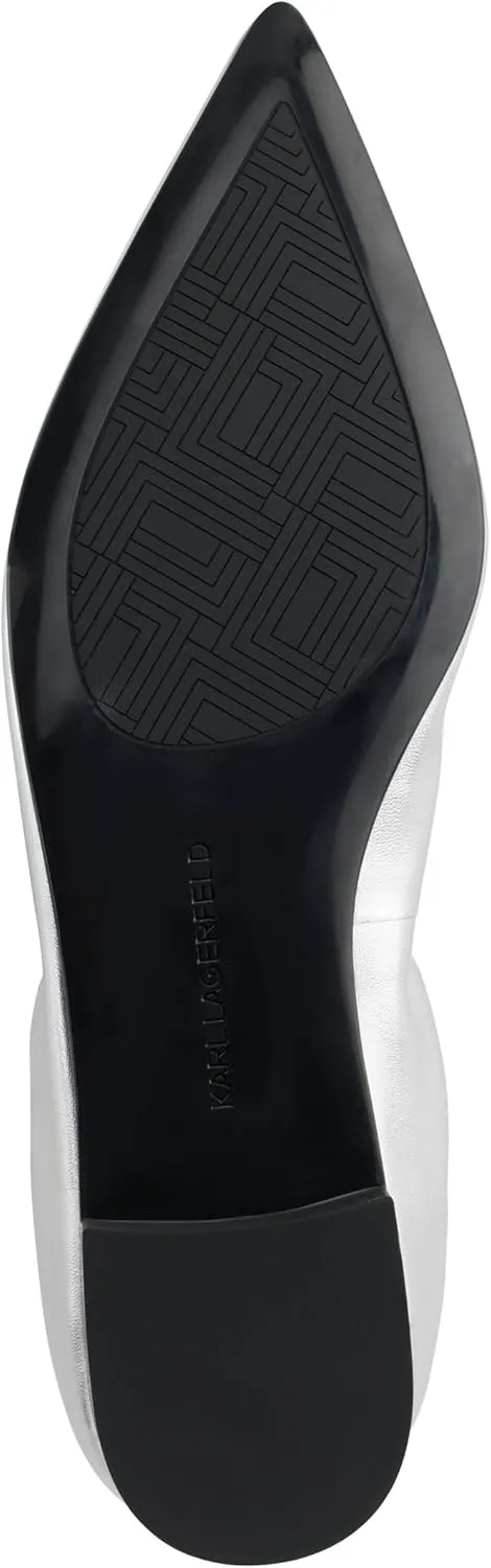 KARL LAGERFELD womens Vinette Everyday Ballet Flat