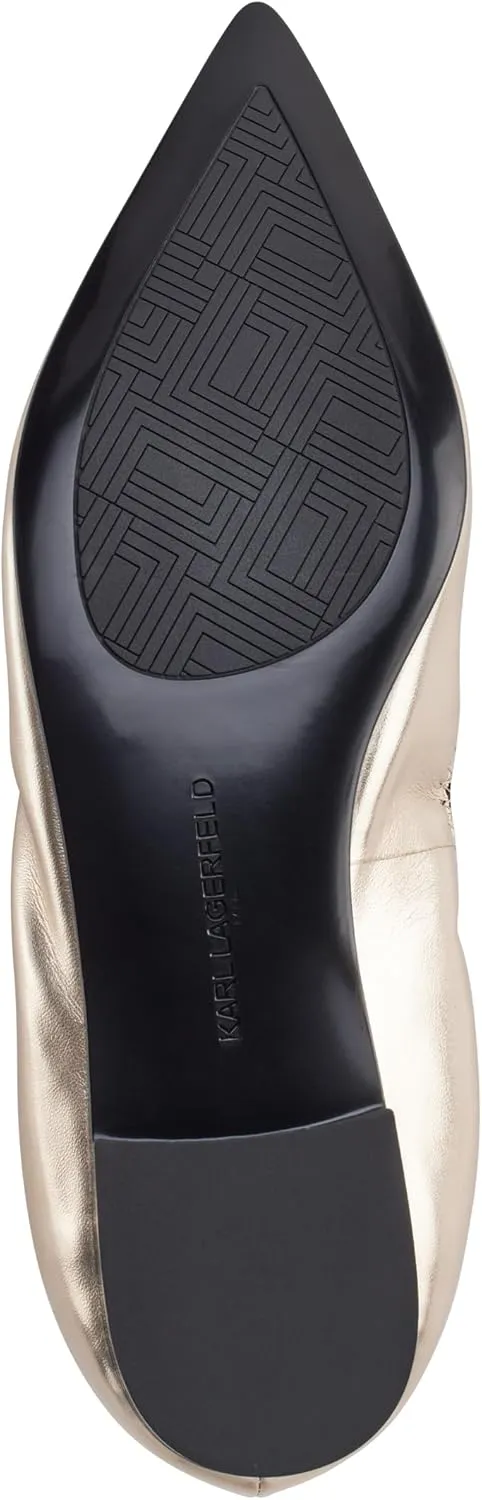 KARL LAGERFELD womens Vinette Everyday Ballet Flat