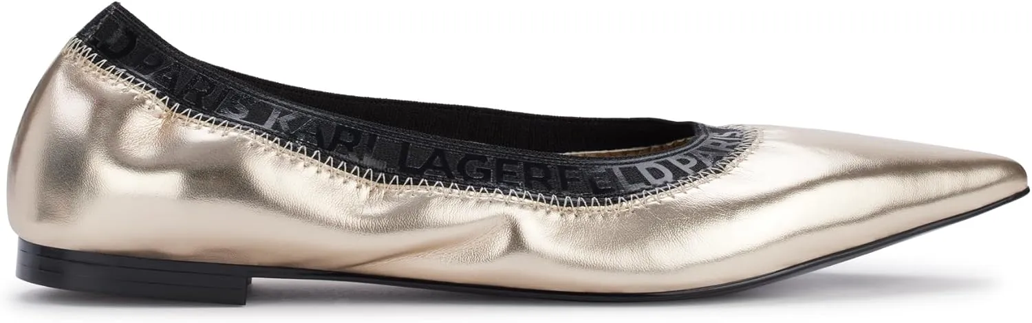 KARL LAGERFELD womens Vinette Everyday Ballet Flat