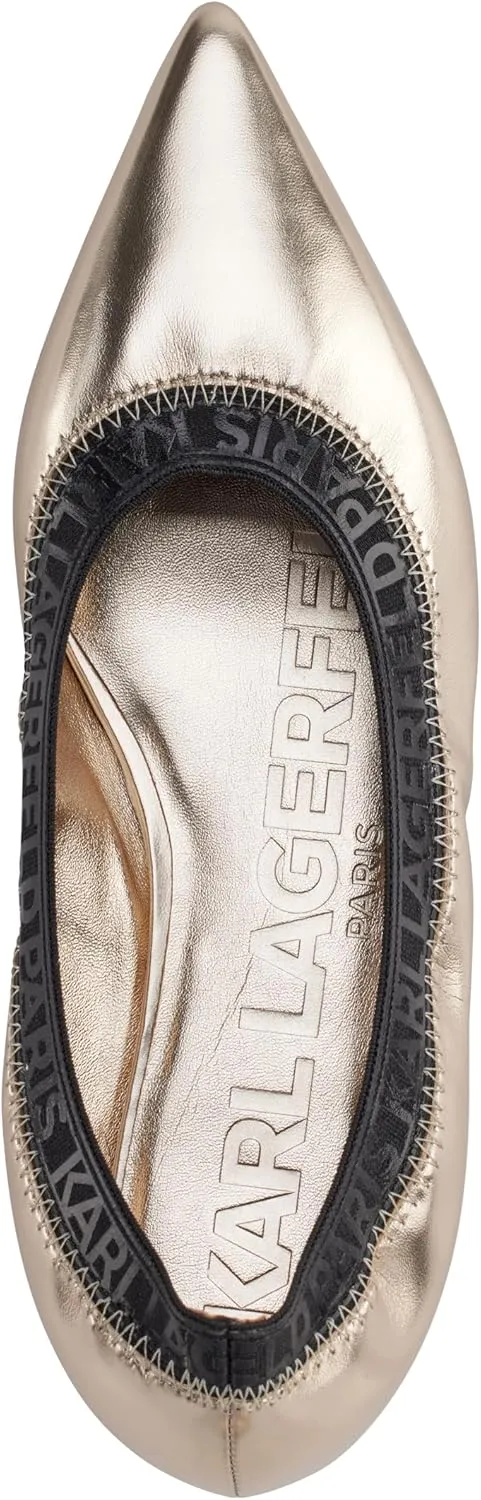KARL LAGERFELD womens Vinette Everyday Ballet Flat