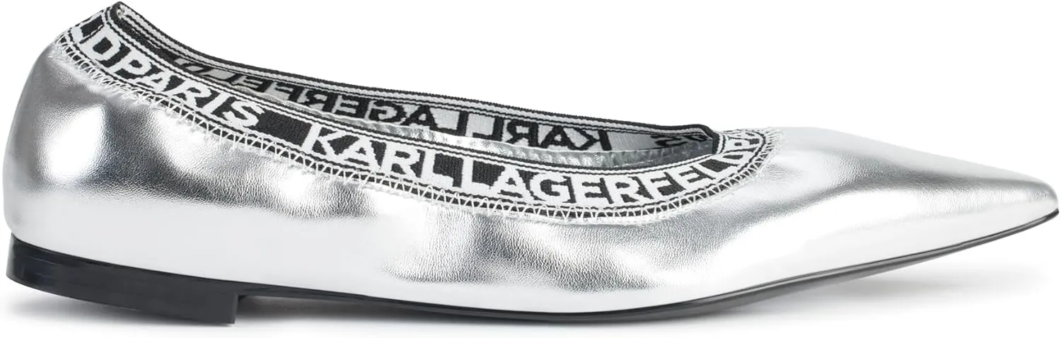 KARL LAGERFELD womens Vinette Everyday Ballet Flat