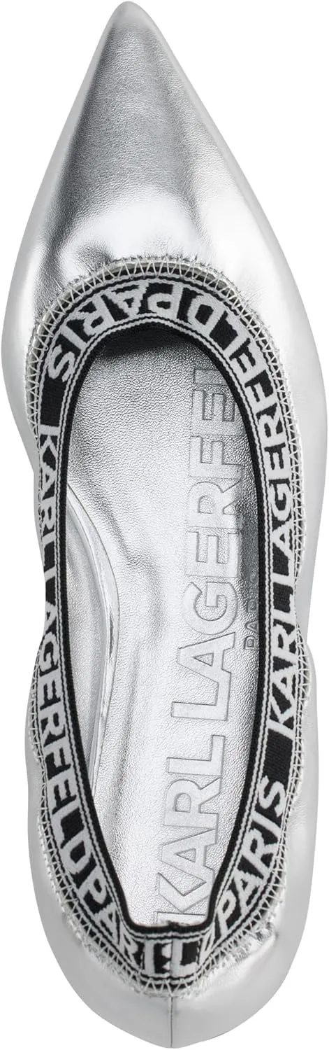 KARL LAGERFELD womens Vinette Everyday Ballet Flat