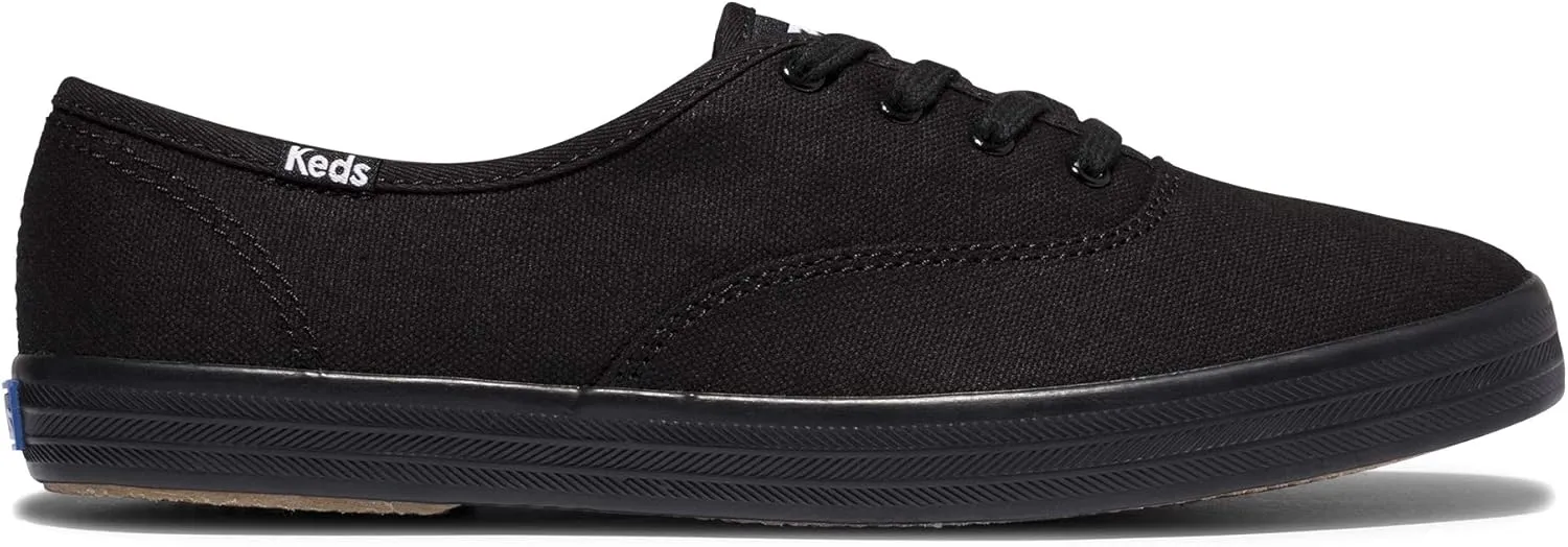 Keds Women's Sneaker, Black, 6