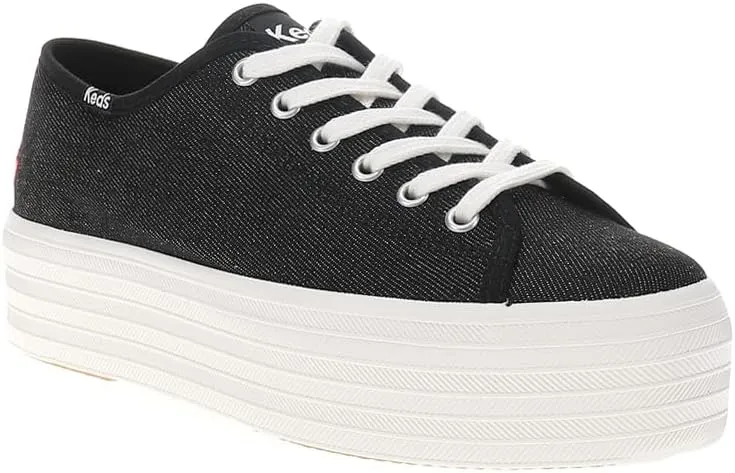 Keds Women's Triple Up Washed Denim Sneaker
