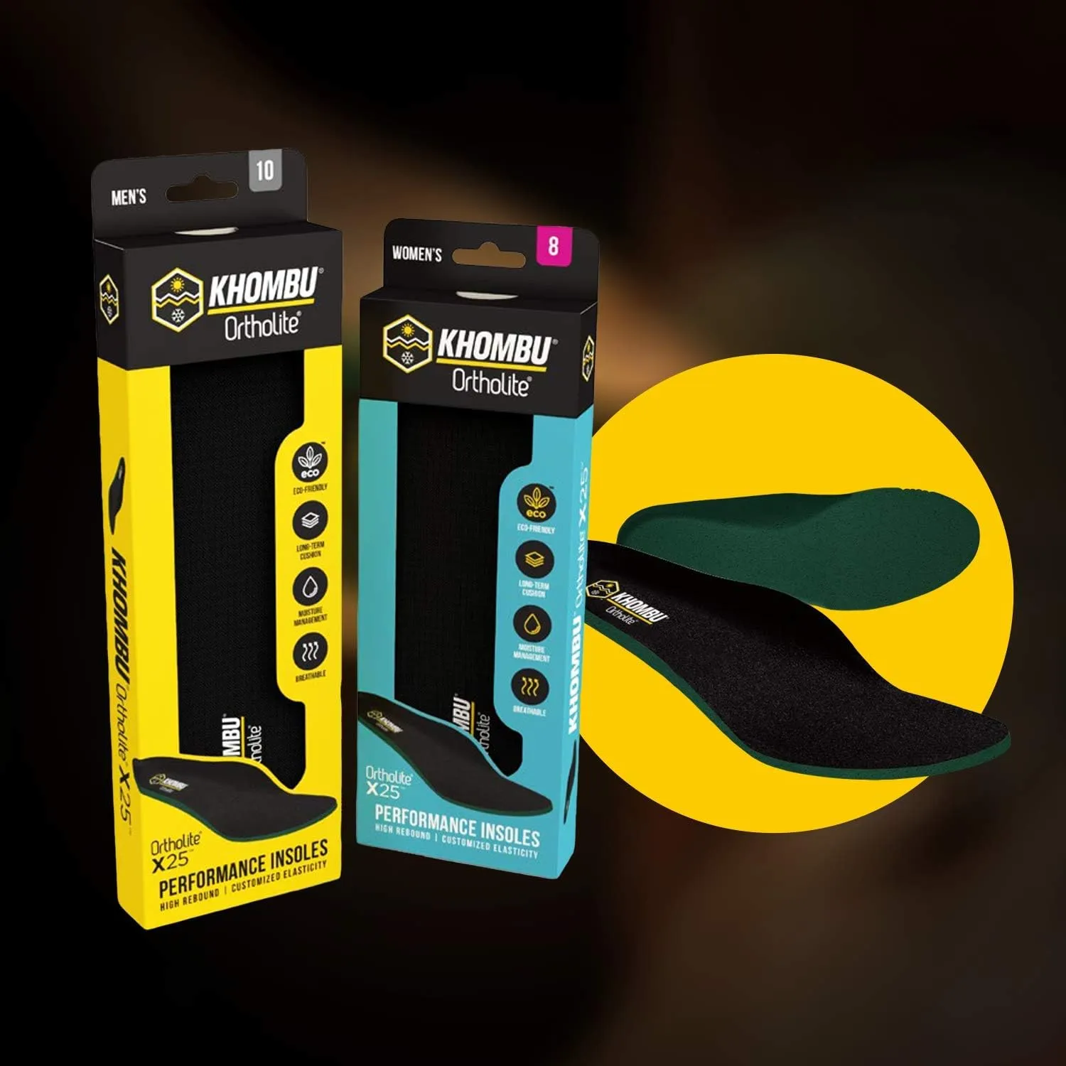 Khombu Men's Orthotic Insole